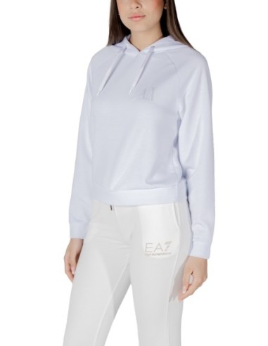 Sweat femme Armani Exchange blanc capuche