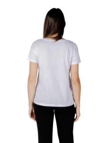 T?shirt femme Armani Exchange imprimé blanc