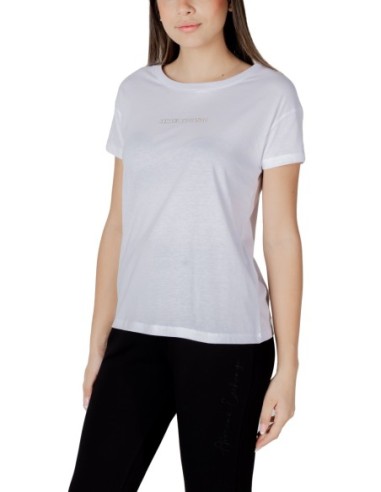 T?shirt femme Armani Exchange imprimé blanc