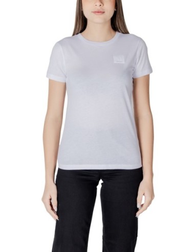 T?shirt femme Armani Exchange blanc coton