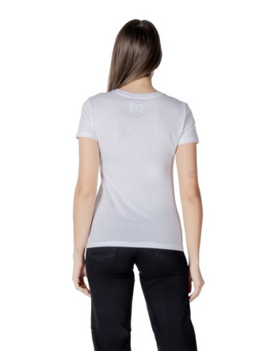 T?shirt femme Armani Exchange blanc coton