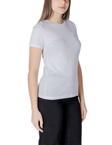 T?shirt femme Armani Exchange blanc coton