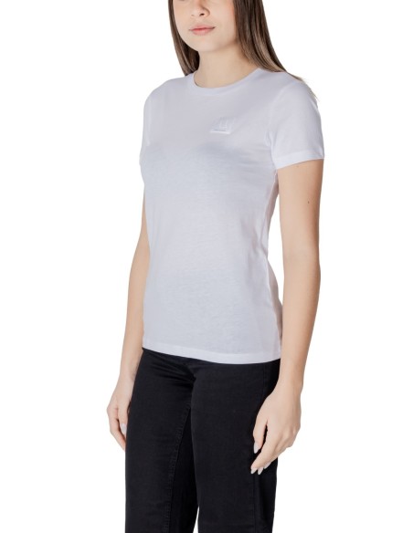 T?shirt femme Armani Exchange blanc coton