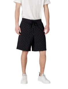 Bermuda homme noir imprimé Armani Exchange