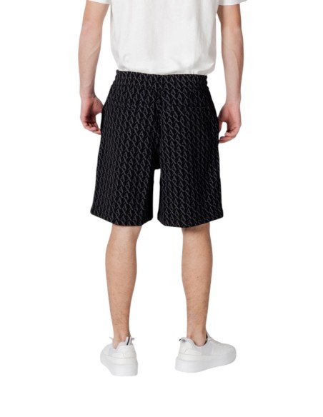 Bermuda homme noir imprimé Armani Exchange