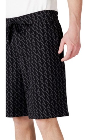 Bermuda homme noir imprimé Armani Exchange