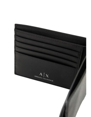 Portefeuille homme noir Armani Exchange