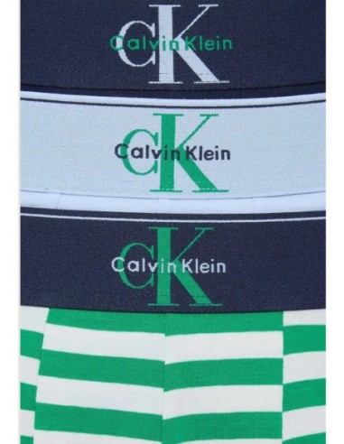 Boxer court homme vert Calvin Klein – lot de 3 coton stretch