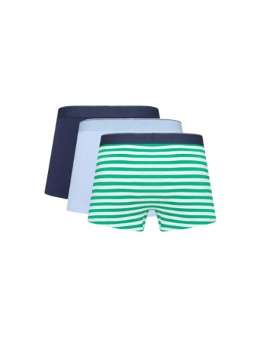 Boxer court homme vert Calvin Klein – lot de 3 coton stretch