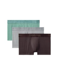 Boxer court homme gris darted CK – lot de 3 coton stretch