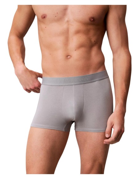 Boxer court homme gris darted CK – lot de 3 coton stretch