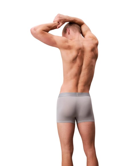 Boxer court homme gris darted CK – lot de 3 coton stretch