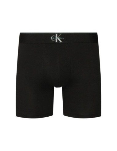 Boxer brief noir imprimé CK – lot de 3 coton stretch