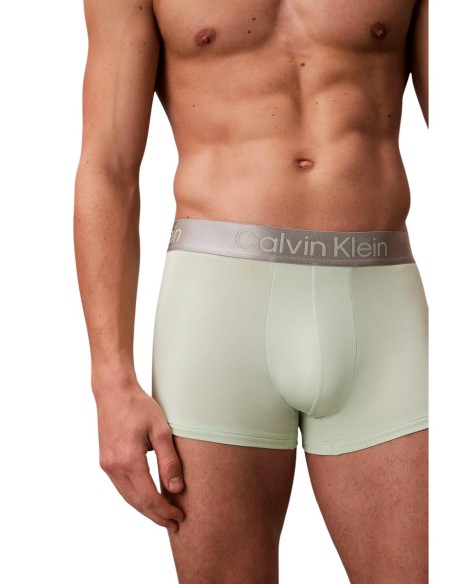 Boxer court homme vert CK – lot de 3 Edition IN moderne
