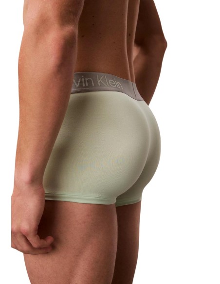 Boxer court homme vert CK – lot de 3 Edition IN moderne