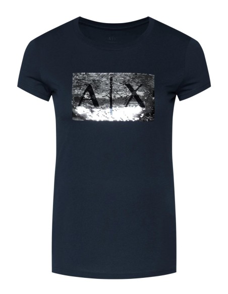 T?shirt femme bleu Armani Exchange