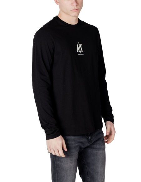 T?shirt homme noir imprimé Armani Exchange