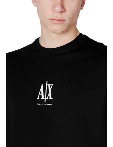 T?shirt homme noir imprimé Armani Exchange