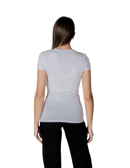 T?shirt femme blanc imprimé Armani Exchange