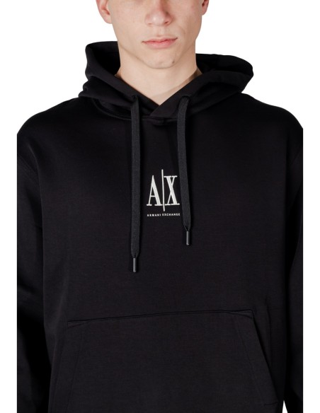 Sweat homme noir capuche Armani Exchange