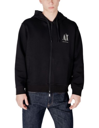 Sweat homme noir zippé Armani Exchange