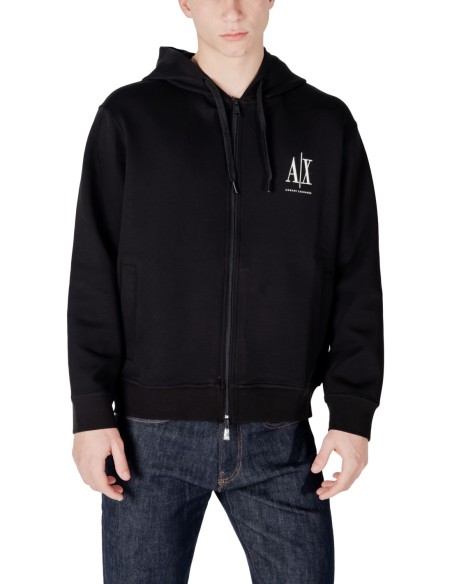 Sweat homme noir zippé Armani Exchange