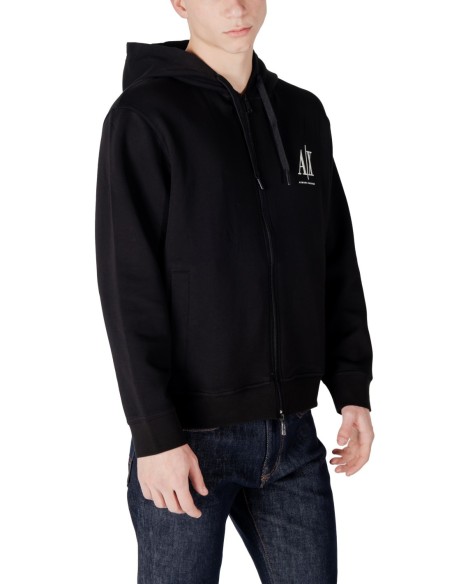 Sweat homme noir zippé Armani Exchange