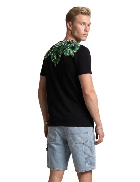 T?shirt homme noir imprimé County Of Milan