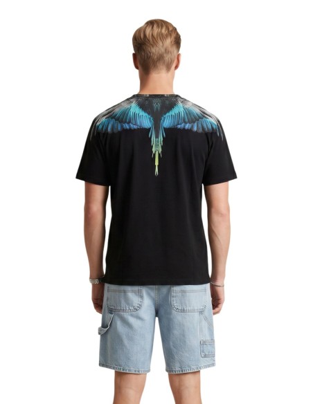 T?shirt homme noir imprimé County Of Milan
