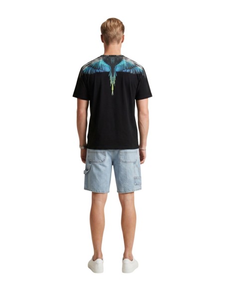 T?shirt homme noir imprimé County Of Milan