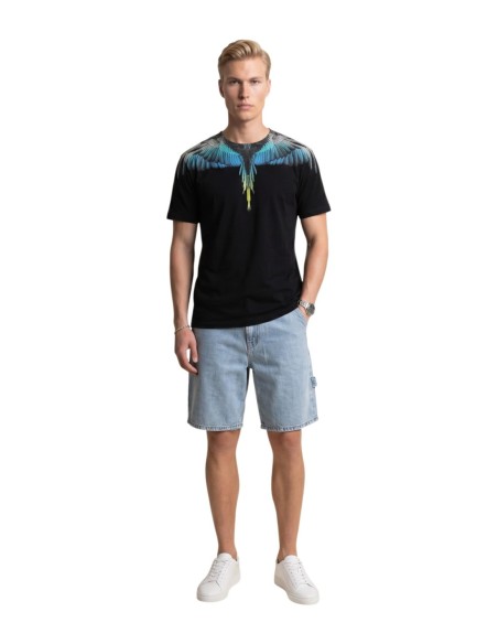 T?shirt homme noir imprimé County Of Milan