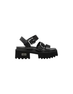 Sandales femme noires plateforme Cult