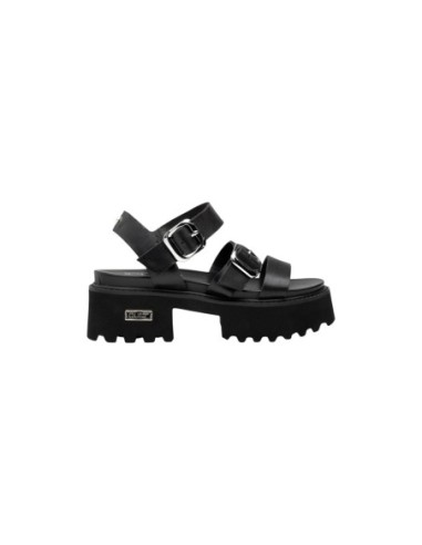 Sandales femme noires plateforme Cult