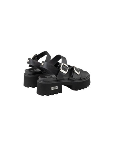 Sandales femme noires plateforme Cult
