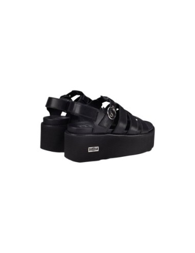 Sandales femme noires boucle Cult