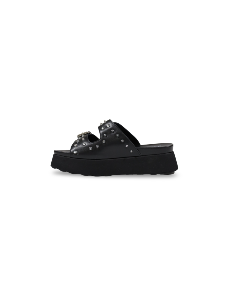Sandales femme noires plateforme Cult