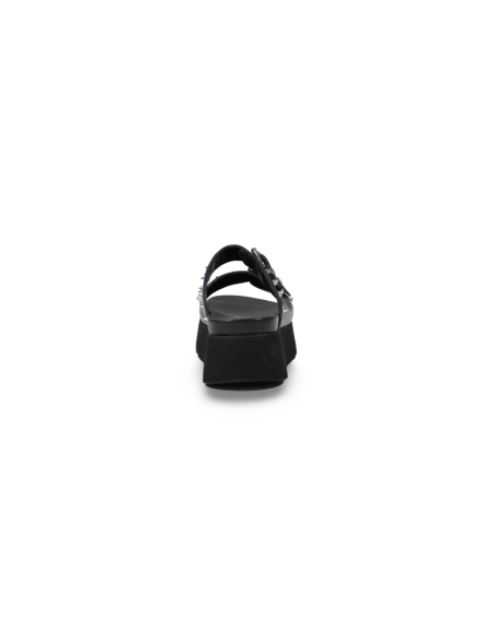 Sandales femme noires plateforme Cult
