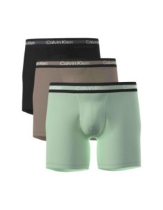 Boxer brief noir Calvin Klein – lot de 3 polyester stretch