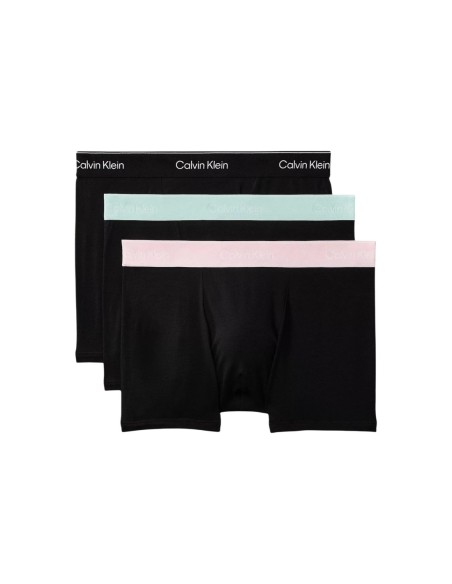 Boxer court homme noir darted CK – lot de 3 coton stretch