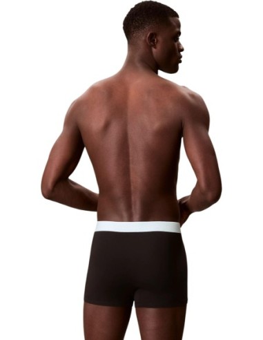 Boxer court homme noir darted CK – lot de 3 coton stretch