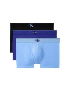 Boxer court homme bleu Calvin Klein – lot de 3 coton stretch