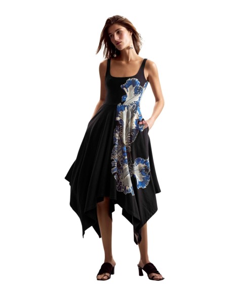 Robe femme noire bretelles Desigual