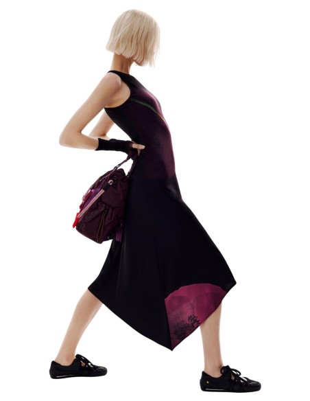 Robe femme noire florale Desigual