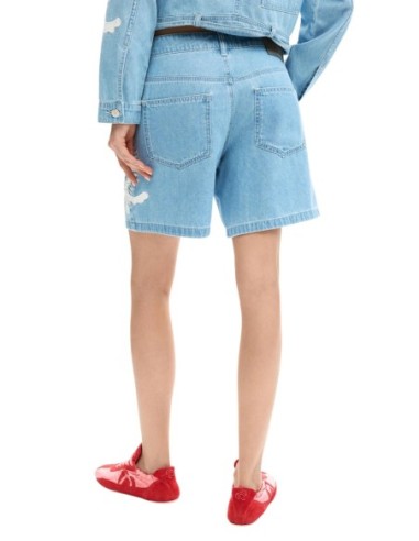 Short femme bleu Desigual