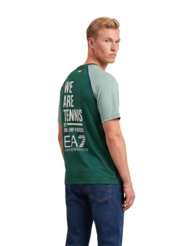 T?shirt homme vert Ea7