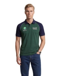 Polo homme bleu Ea7