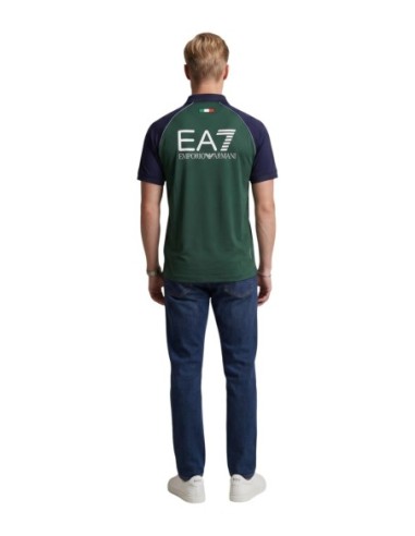 Polo homme bleu Ea7