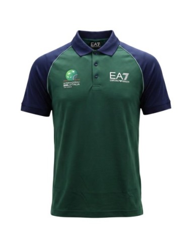 Polo homme bleu Ea7