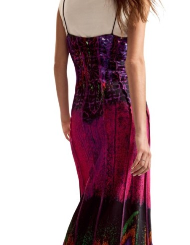 Robe femme fuchsia imprimée Desigual