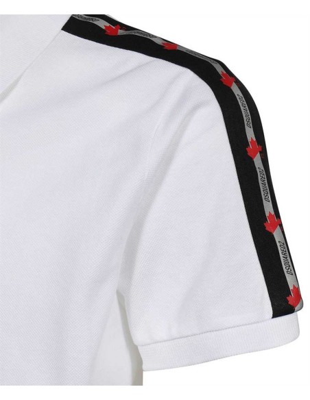 Polo femme blanc Dsquared